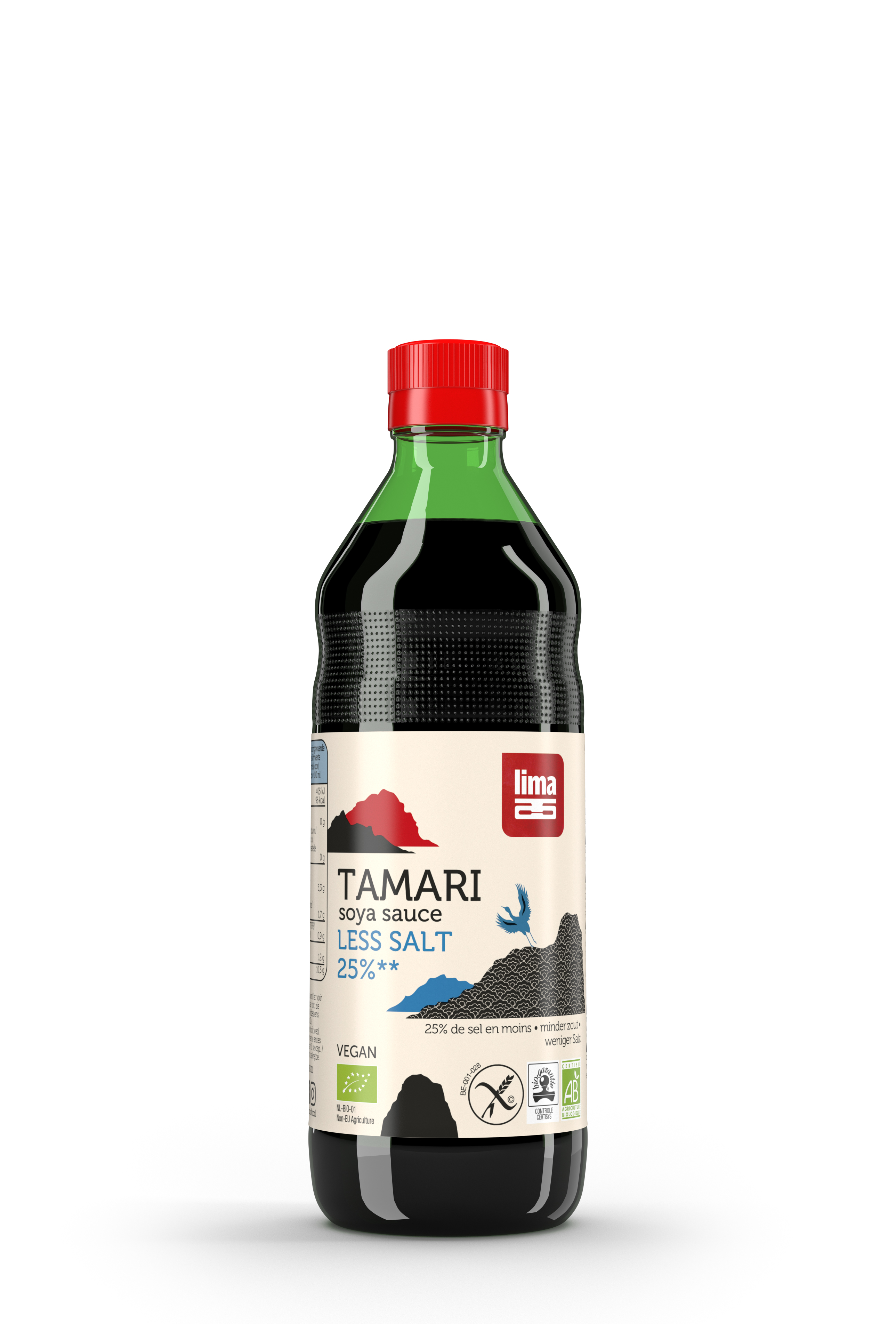 Lima Tamari 25% minder zout glutenvrij bio 500ml